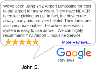 Airport Limousine Reviews for YYZ Toronto Airport Limo