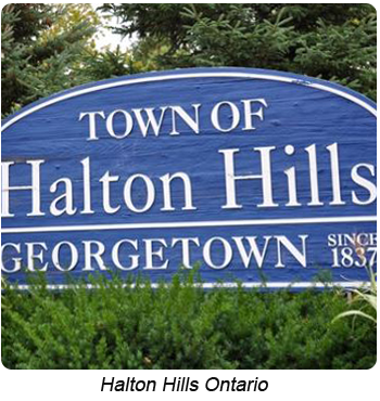 Halton Hills Ontario - Arial View of Halton Hills